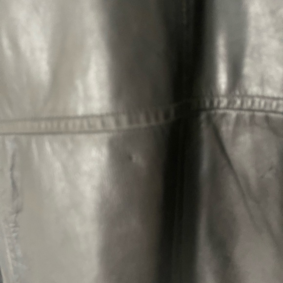 Eddie Bauer Chocklate brown Genuine Leather Coat - Picture 6 of 16